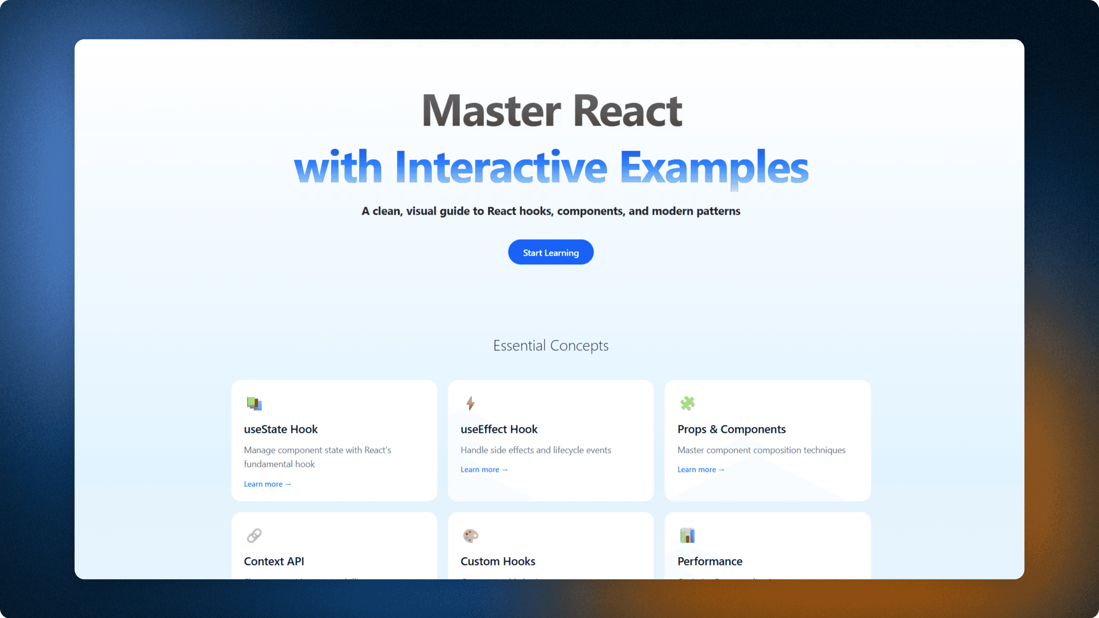 React Ref Website Project Image