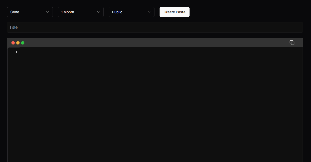 Paste Application Project Image